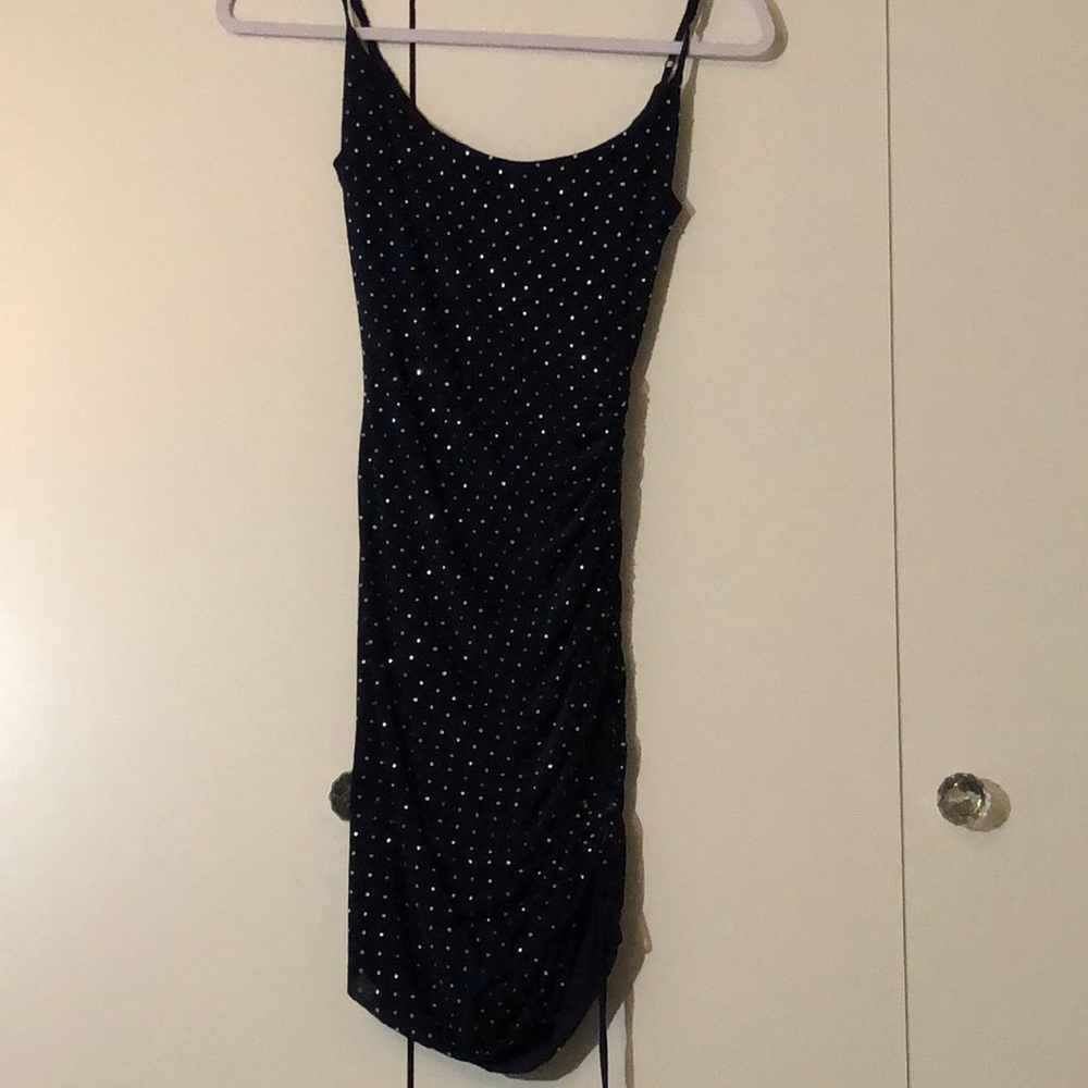 Navy blue bodycon dresss